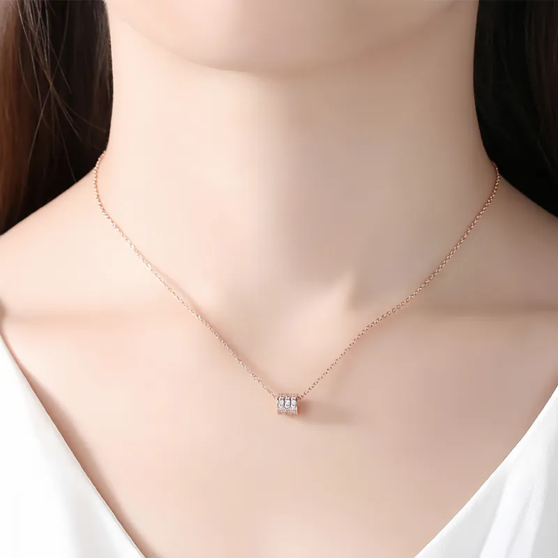 Di Su Xing 925 Sterling Silver Necklaces Women's-3