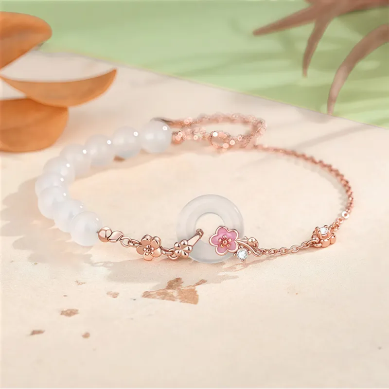 Di Su Xing Chalcedony Bracelets Women's-4