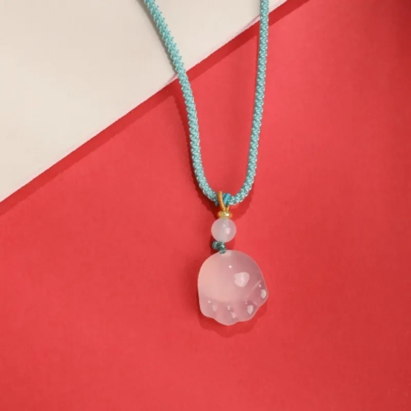 Di Su Xing Chalcedony Necklaces Women's-4