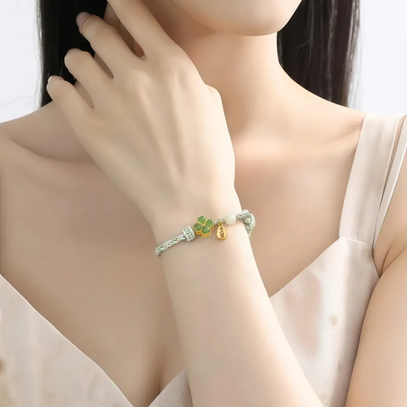 Di Su Xing Bracelets White Jade Women's-1