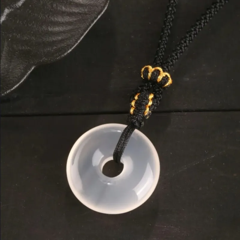 Di Su Xing Chalcedony Jade Necklaces Women's-3