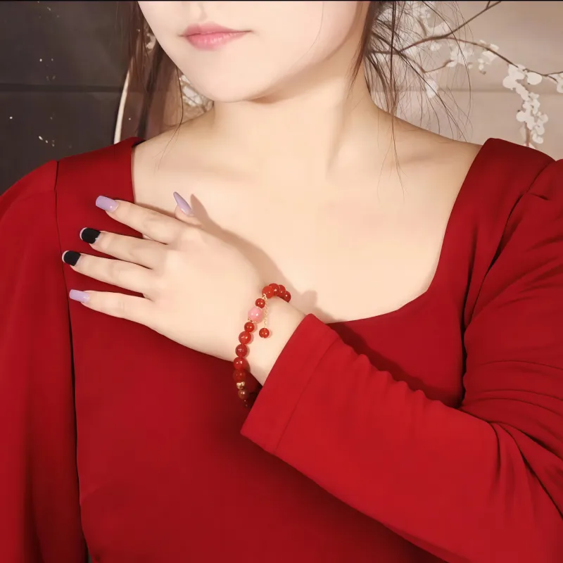 Di Su Xing Agate Bracelets Women's-1
