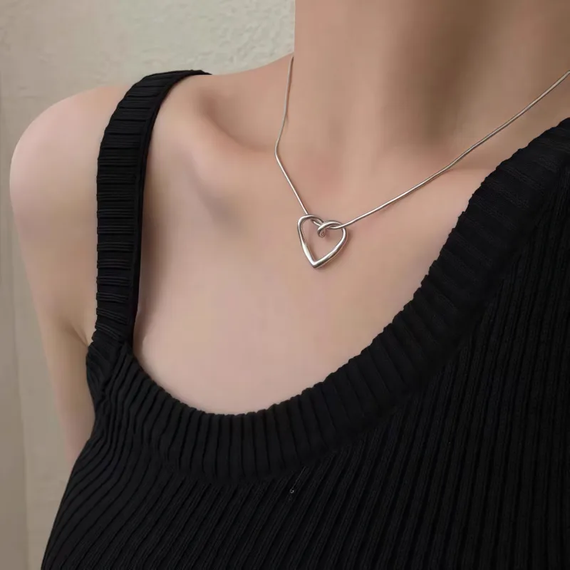 Di Su Xing 925 Sterling Silver Necklaces Women's-1