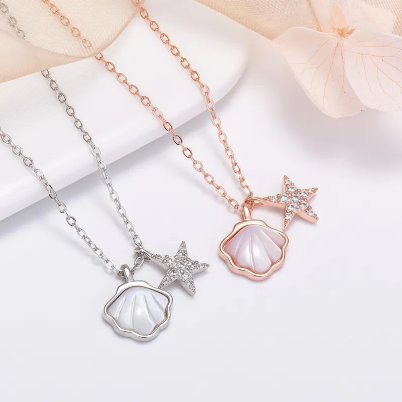 Di Su Xing 925 Sterling Silver Necklaces Women's-10