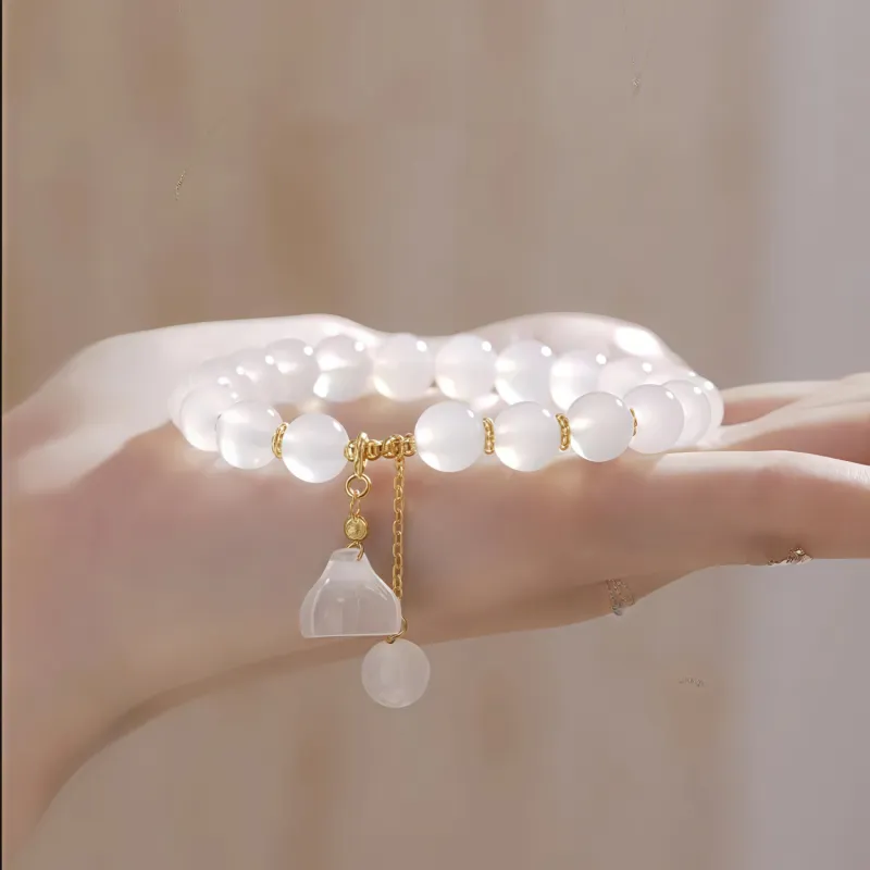 Di Su Xing Chalcedony Bracelets Women's-2