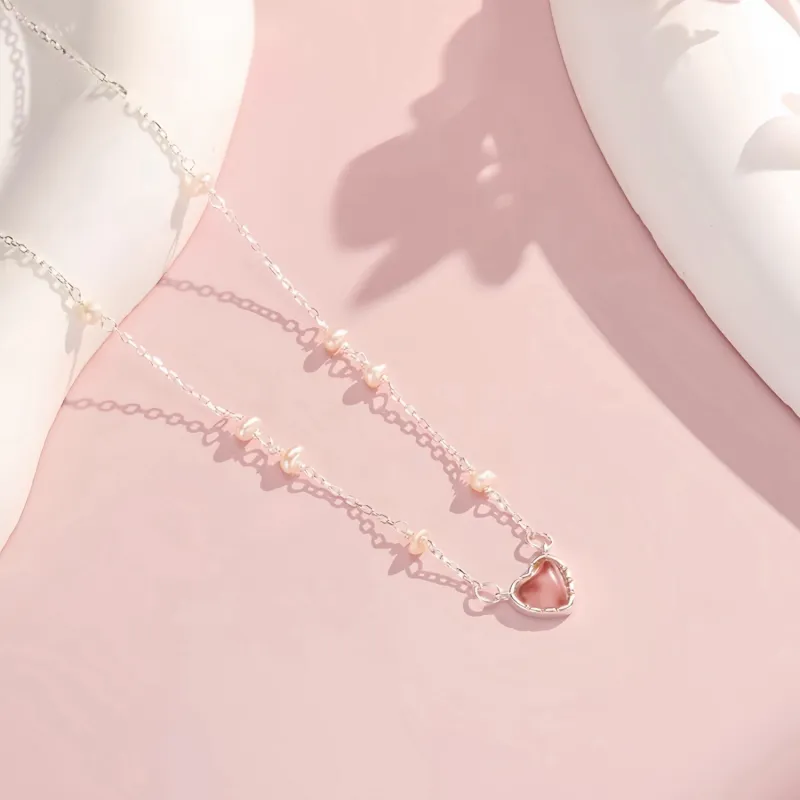 Di Su Xing 925 Sterling Silver Necklaces Women's-4