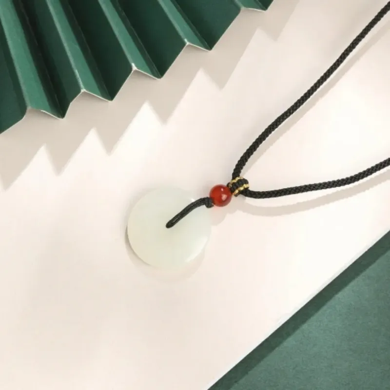 Di Su Xing Pendants White Jade Women's-5
