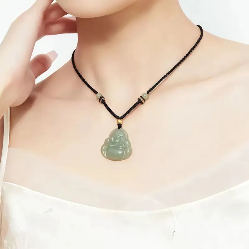 Di Su Xing Pendants White Jade Women's-1