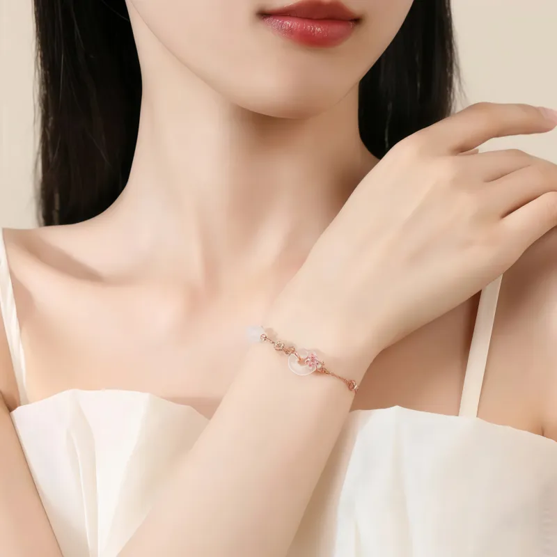 Di Su Xing Chalcedony Bracelets Women's-1