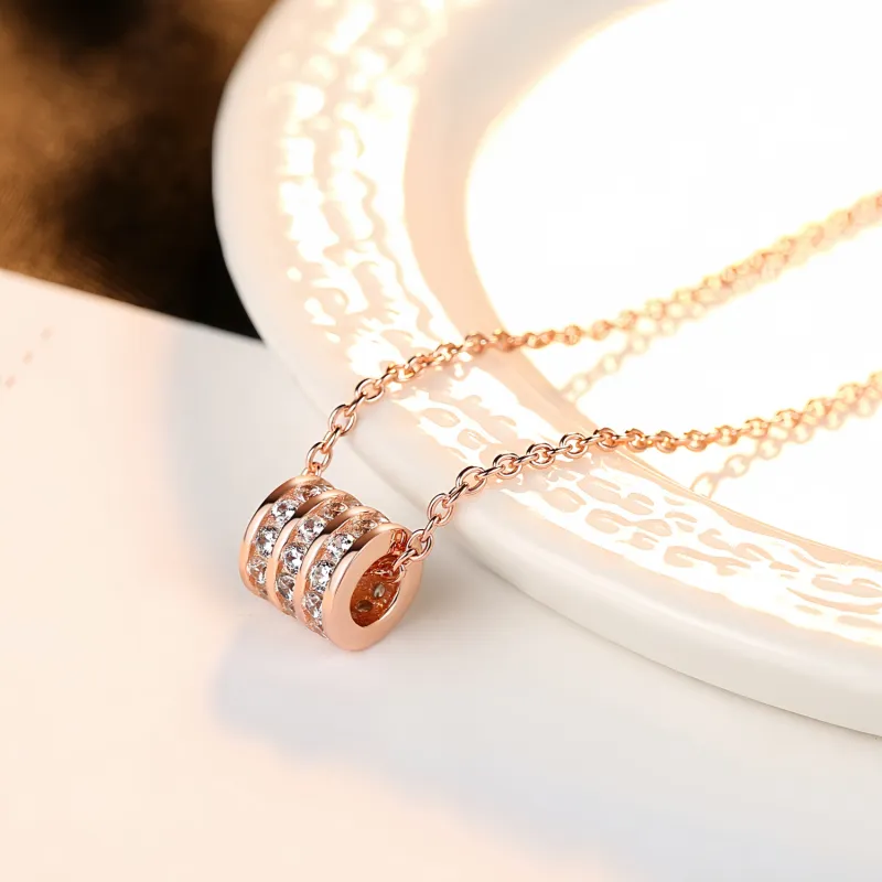 Di Su Xing 925 Sterling Silver Necklaces Women's-4