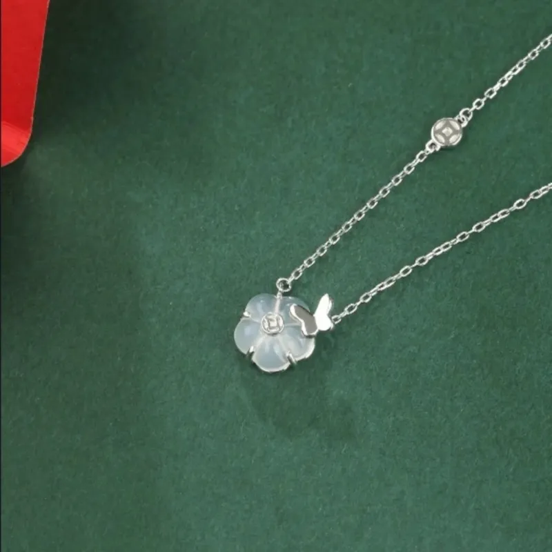 Di Su Xing Chalcedony Necklaces Women's-4