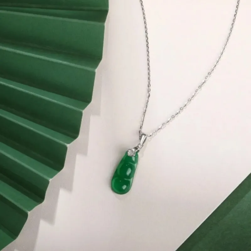 Di Su Xing Chalcedony Necklaces Women's-4