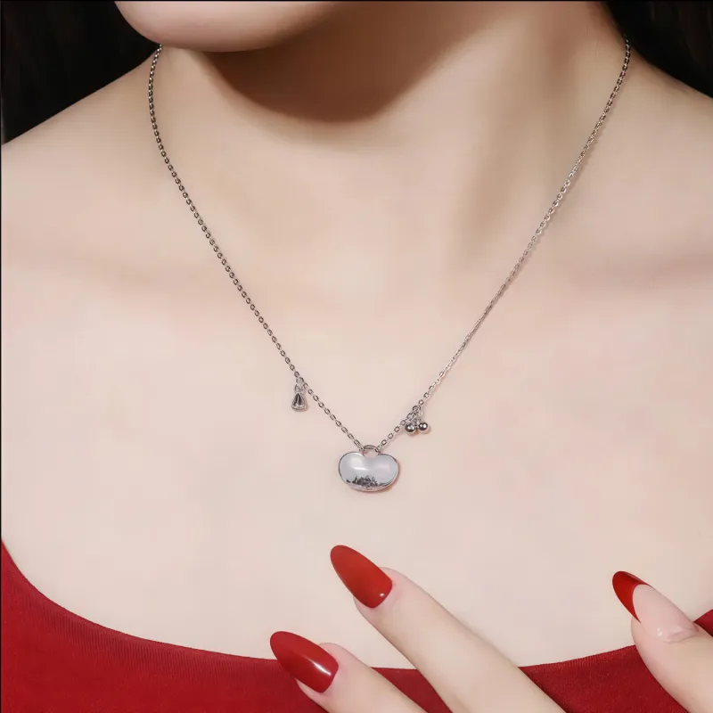 Di Su Xing Chalcedony Necklaces Women's-1