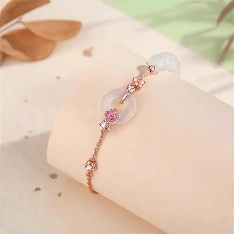 Di Su Xing Chalcedony Bracelets Women's-3