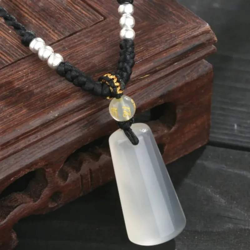Di Su Xing Chalcedony Necklaces Women's-4