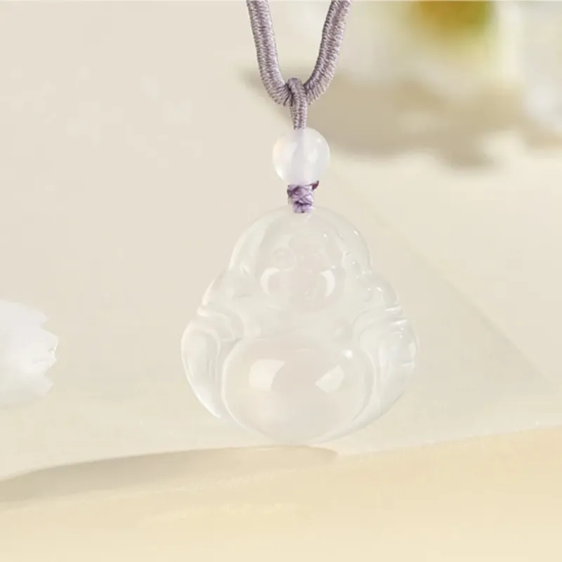 Di Su Xing Chalcedony Necklaces Women's-4