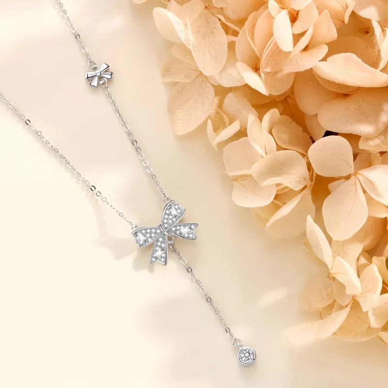 Di Su Xing 925 Sterling Silver Necklaces Women's-2