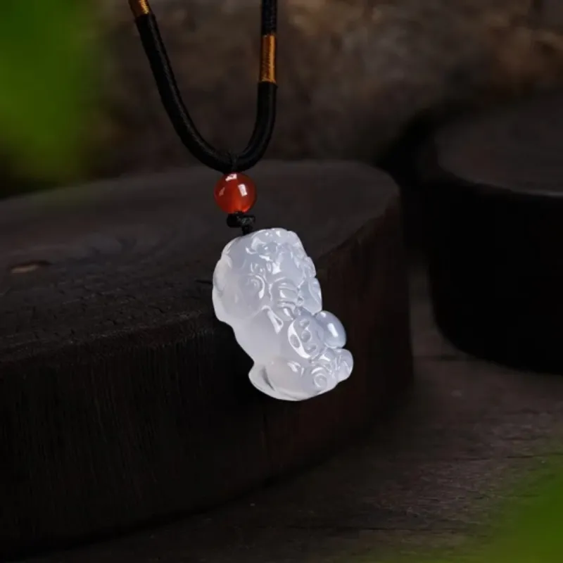Di Su Xing Chalcedony Necklaces Women's-5
