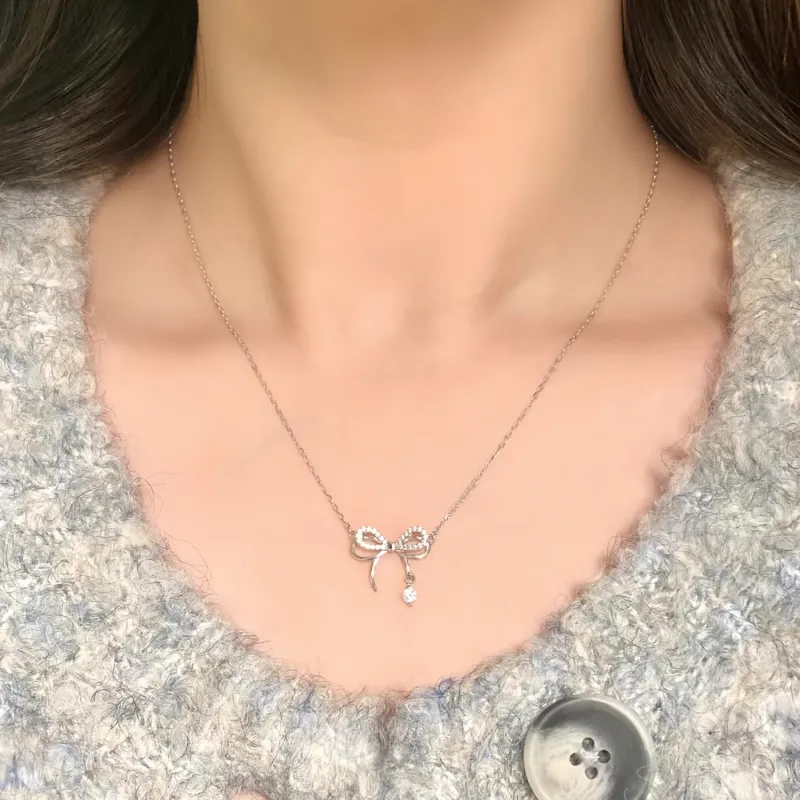 Di Su Xing 925 Sterling Silver Necklaces Women's-3