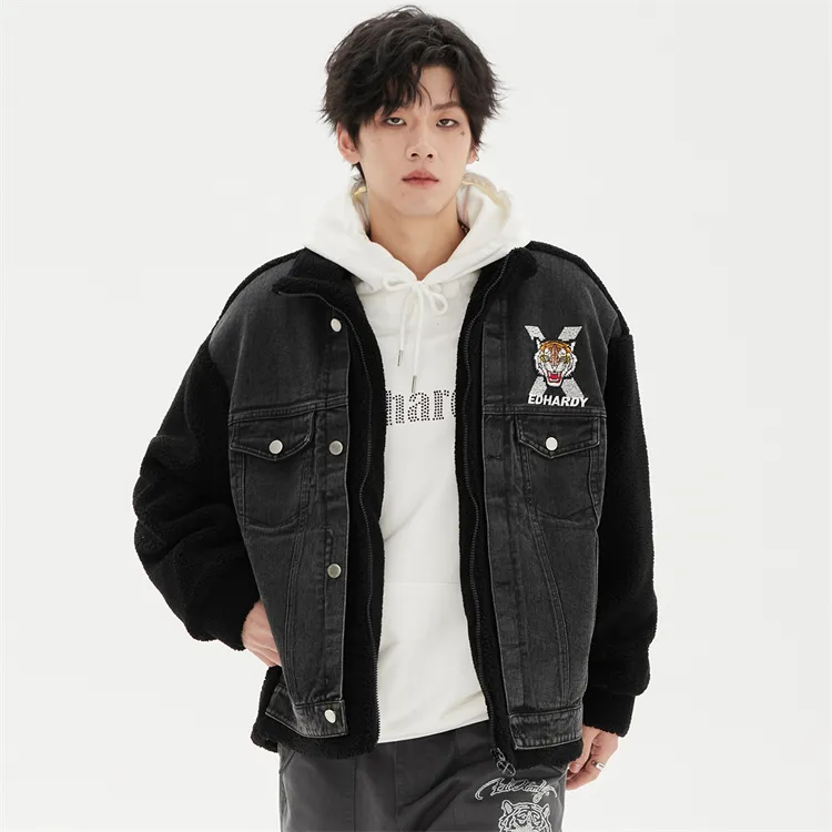 ED HARDY X Jackets Unisex Black-4