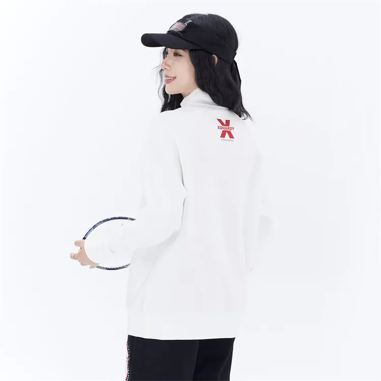ED HARDY X Sweatshirts Unisex White-8