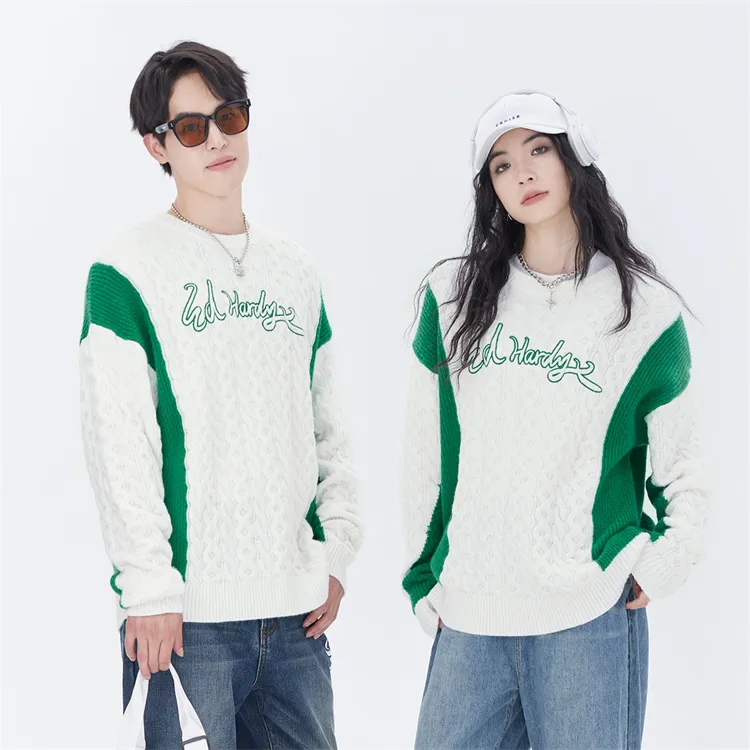 ED HARDY X Sweaters Unisex White-3