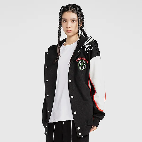 ED HARDY X Jackets Unisex Black-3