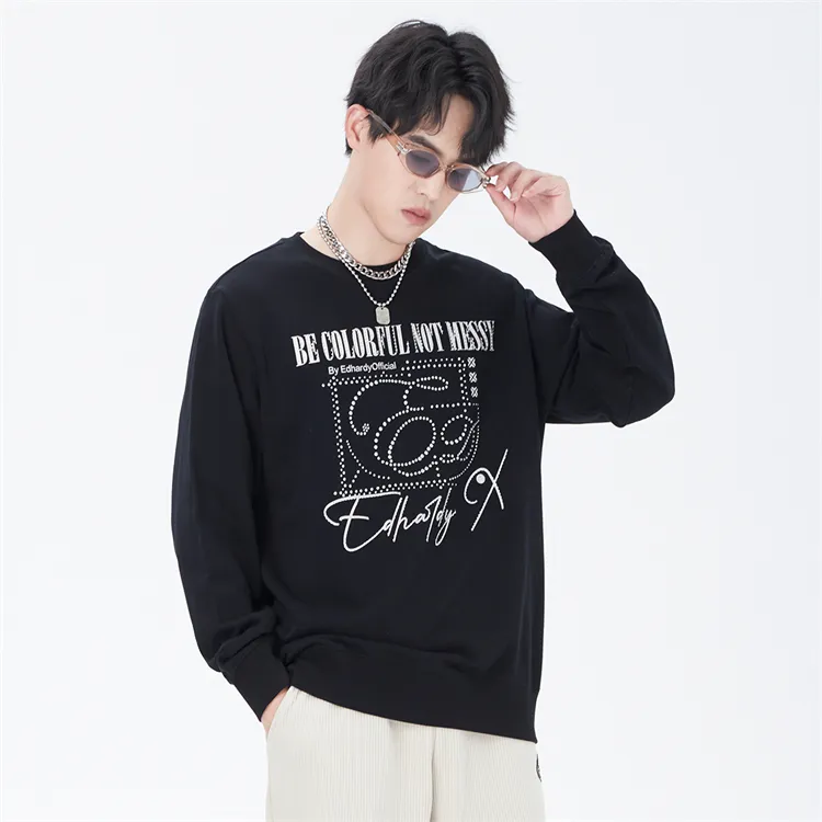 ED HARDY X Sweatshirts Unisex Black-6