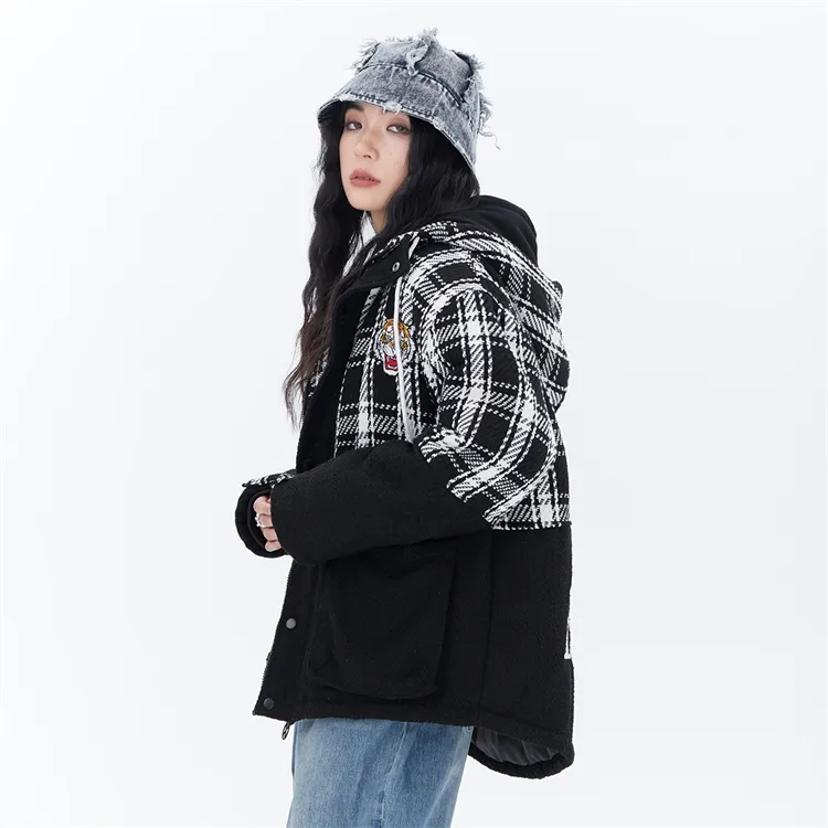 ED HARDY X Puffer Jacket Unisex Black-7