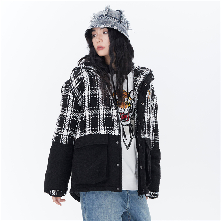 ED HARDY X Puffer Jackets Unisex Black XXL - POIZON