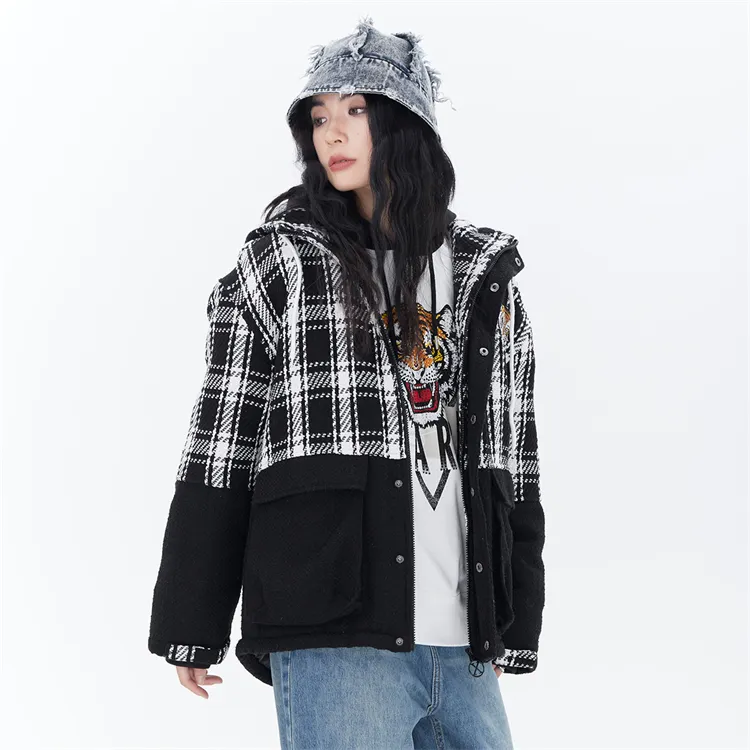 ED HARDY X Puffer Jacket Unisex Black-5