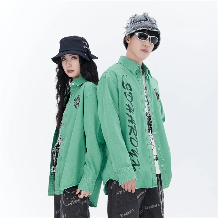 ED HARDY X Shirts Unisex Green-4