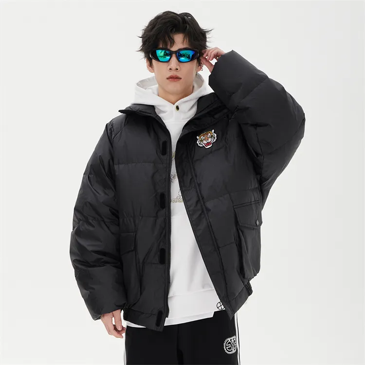 ED HARDY X Down Jacket Unisex Black-4