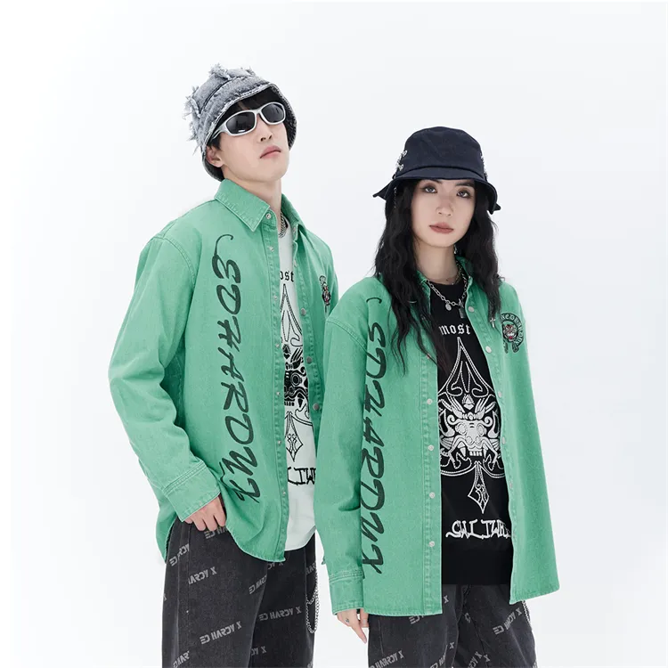 ED HARDY X Shirts Unisex Green-3