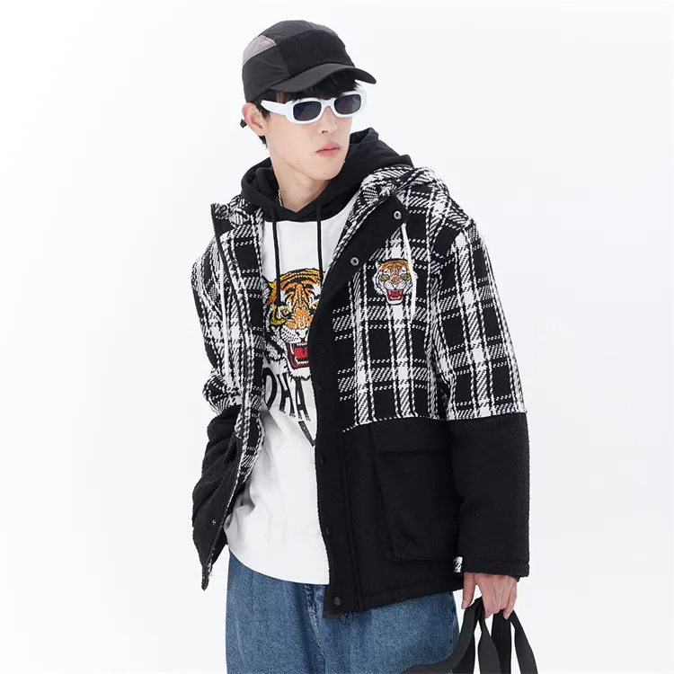 ED HARDY X Puffer Jacket Unisex Black-9