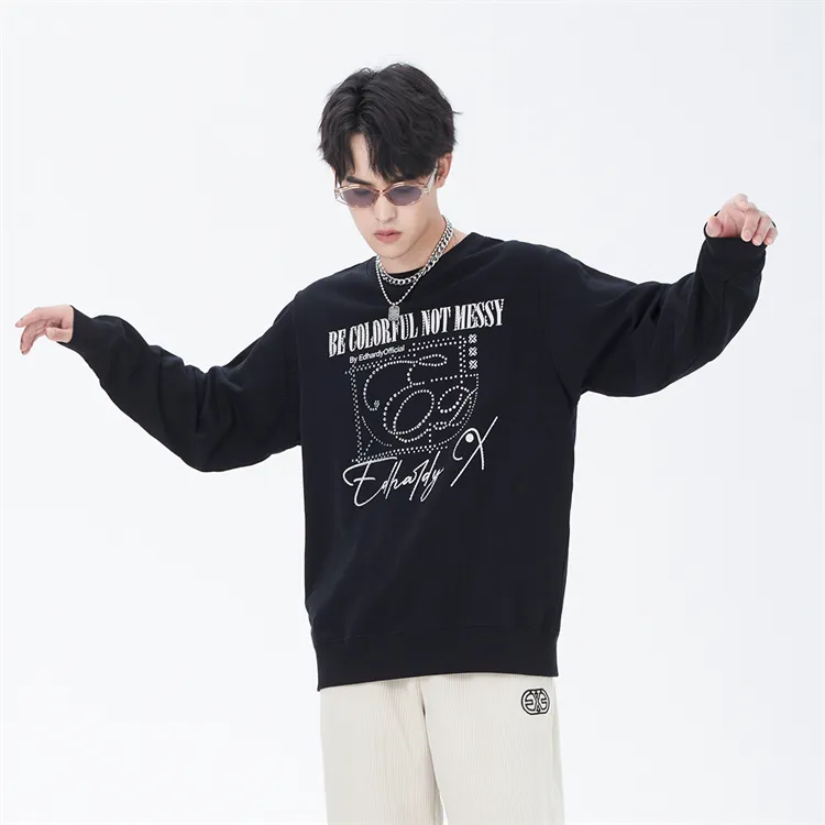 ED HARDY X Sweatshirts Unisex Black-5