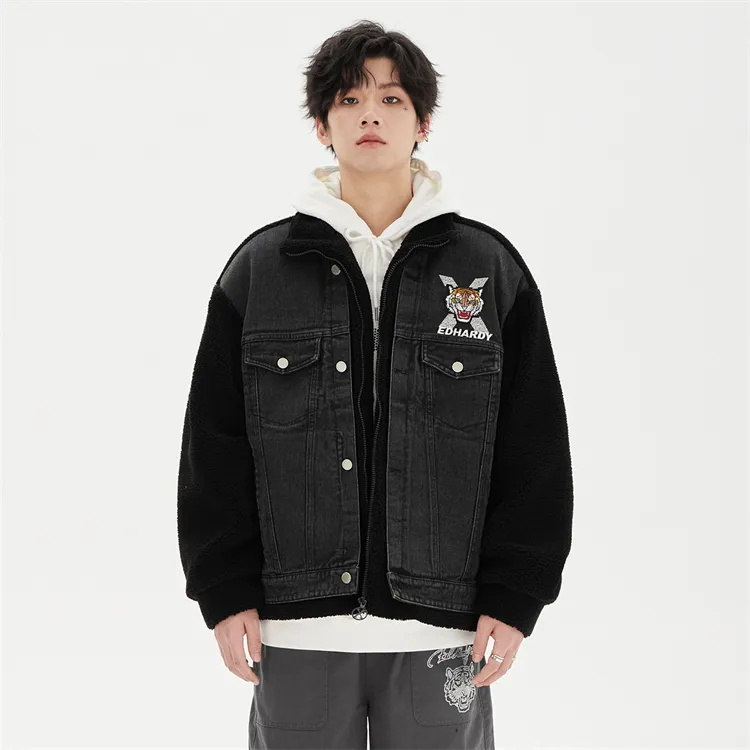 ED HARDY X Jackets Unisex Black-2