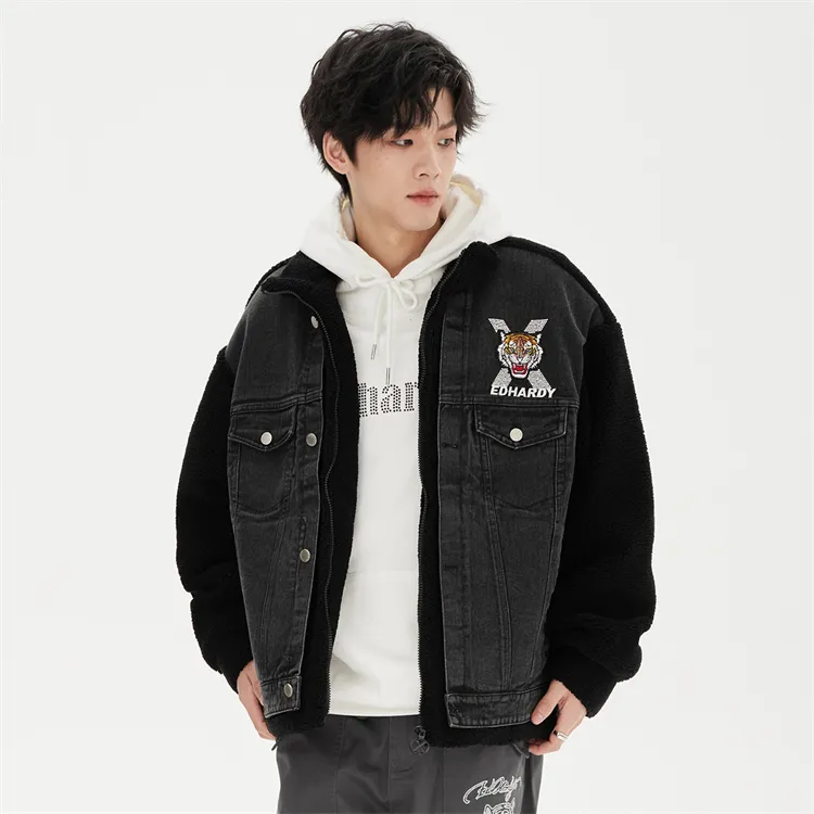 ED HARDY X Jackets Unisex Black-3