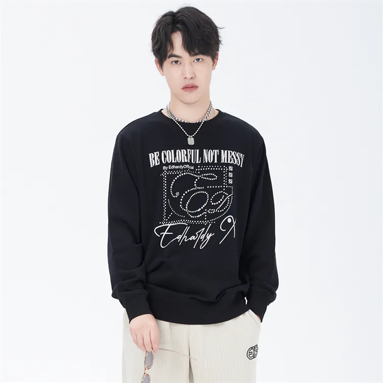 ED HARDY X Sweatshirts Unisex Black-2