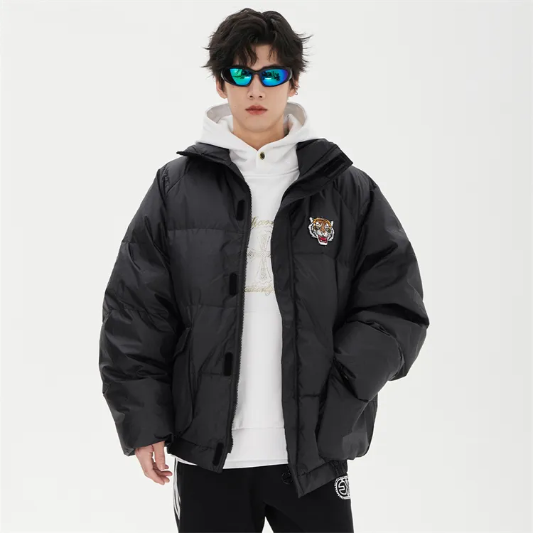 ED HARDY X Down Jacket Unisex Black-2