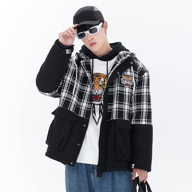 ED HARDY X Puffer Jacket Unisex Black-8