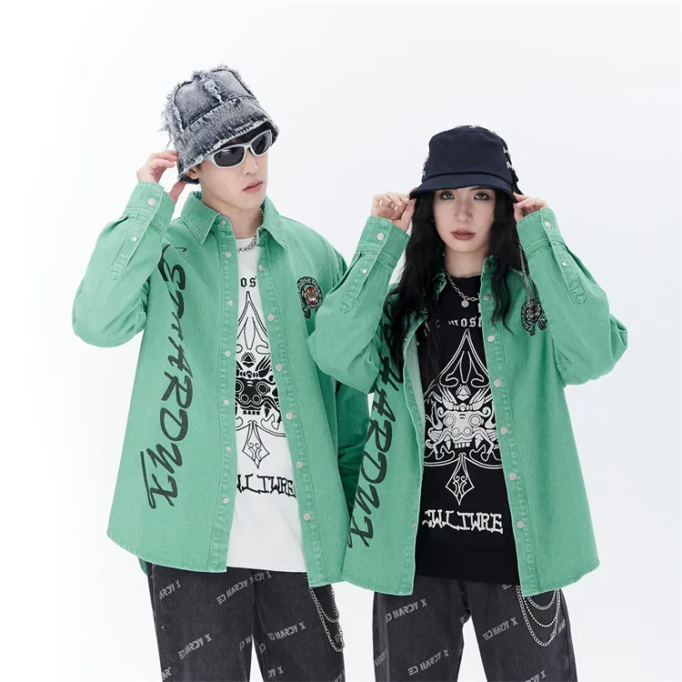 ED HARDY X Shirts Unisex Green-2