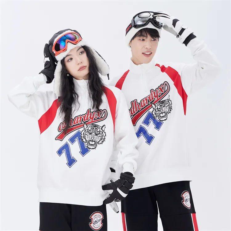 ED HARDY X Sweatshirts Unisex White-3