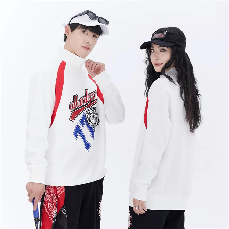 ED HARDY X Sweatshirts Unisex White-4