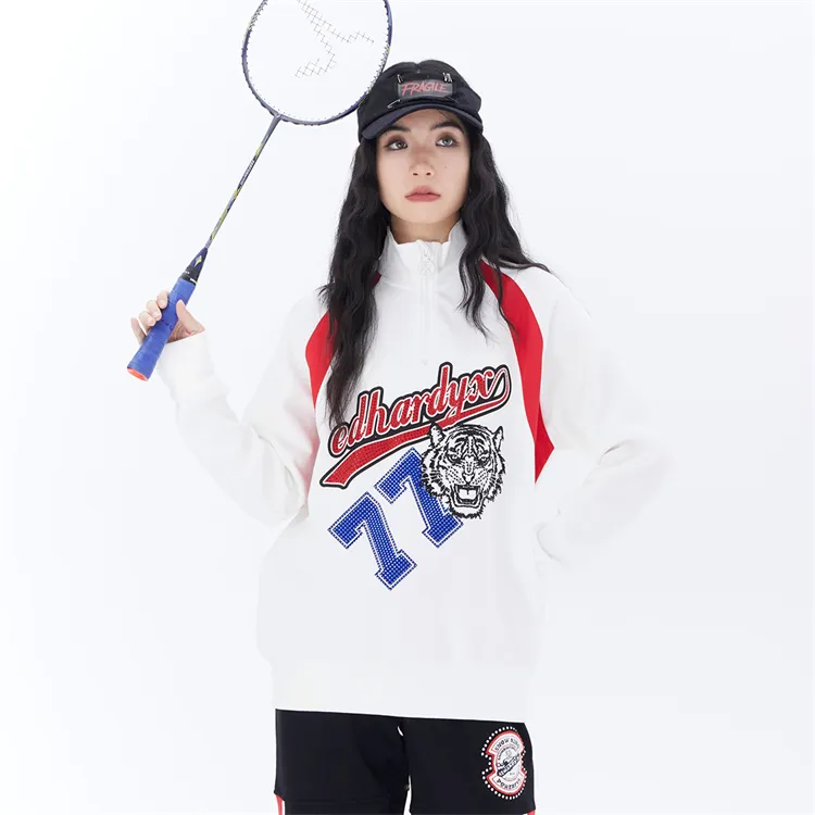 ED HARDY X Sweatshirts Unisex White-6