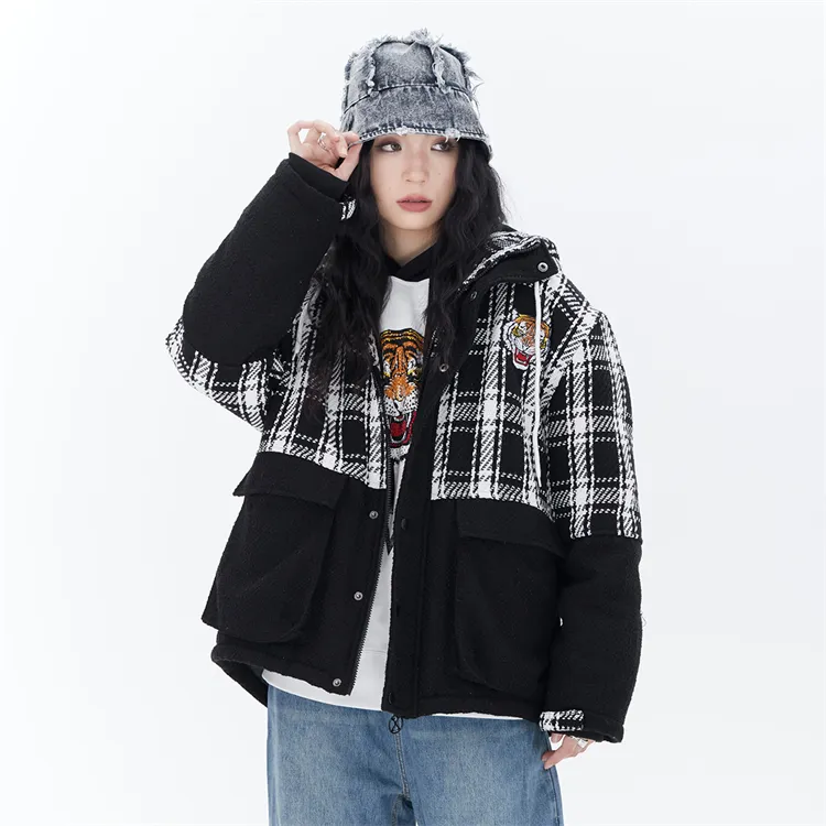 ED HARDY X Puffer Jacket Unisex Black-6
