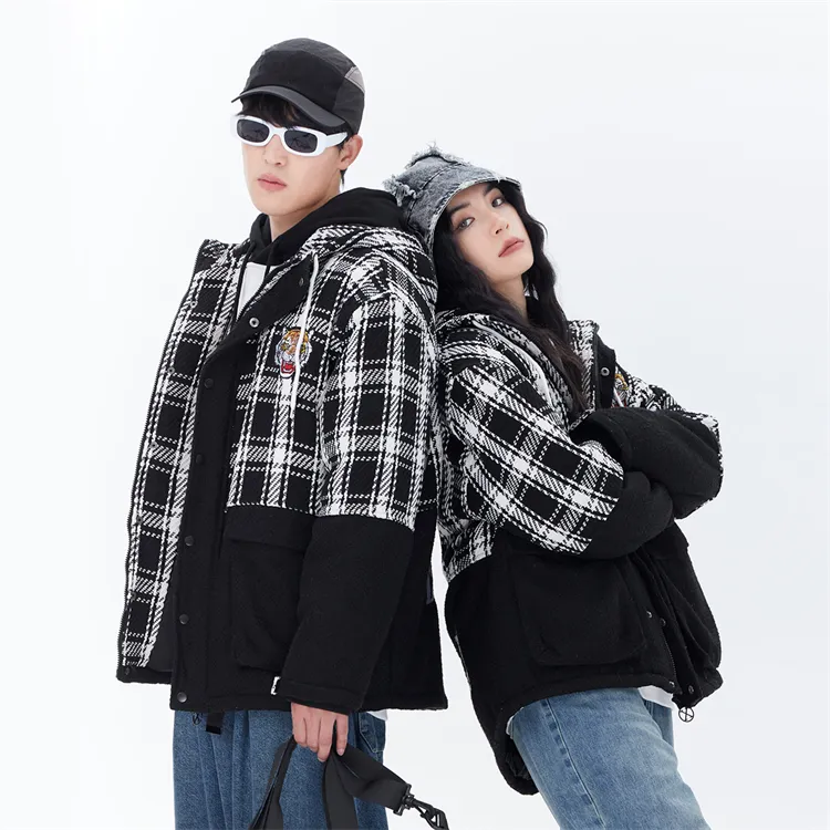 ED HARDY X Puffer Jacket Unisex Black-2
