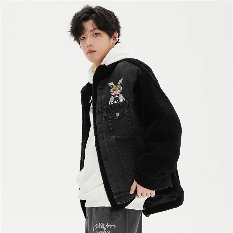 ED HARDY X Jackets Unisex Black-6