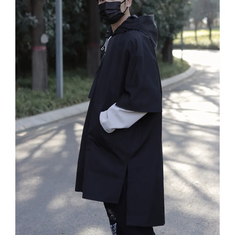 S CREST Cloaks Men Black-3