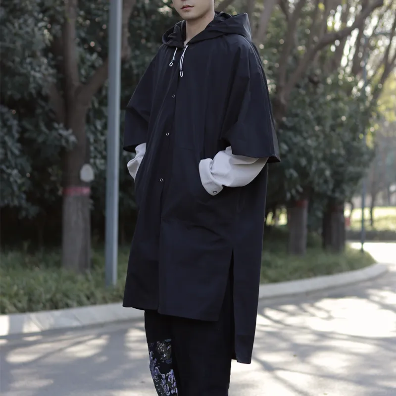 S CREST Cloaks Men Black-2